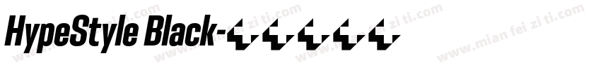 HypeStyle Black字体转换